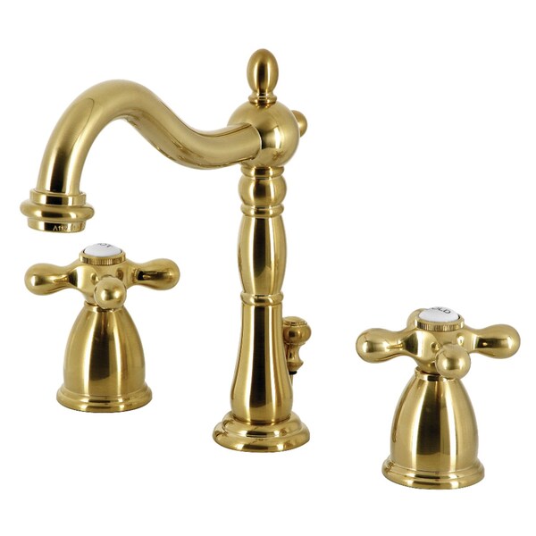 KB1977AX 8" Widespread Bathroom Faucet, Brushed Brass